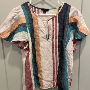 J Crew Linen Top 12